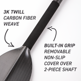 STEALTH GREEN S8 Sting+ Adjustable Dragon Boat Paddle