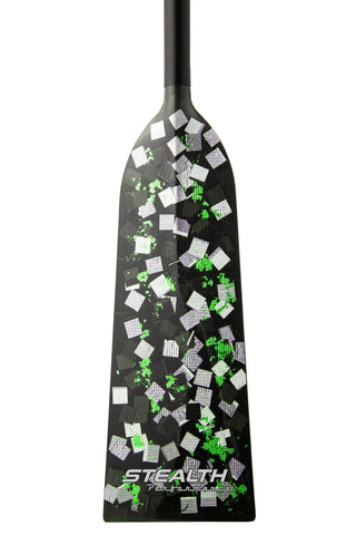 STEALTH GREEN S8 Sting+ Adjustable Dragon Boat Paddle