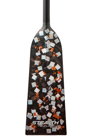 STEALTH ORANGE- RED S3 Sting+ Adjustable Dragon Boat Paddle