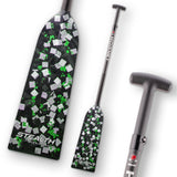 STEALTH GREEN S8 Sting+ Adjustable Dragon Boat Paddle