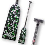 STEALTH GREEN S8 Sting+ Adjustable Dragon Boat Paddle