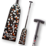STEALTH ORANGE- RED S3 Sting+ Adjustable Dragon Boat Paddle