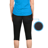 Non-Slip Cushioned Paddling Pants - Capri Length