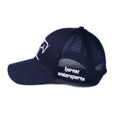 Hornet Mesh Back Cap in Navy Blue with White Logo