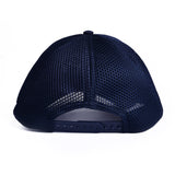Hornet Mesh Back Cap in Navy Blue with White Logo
