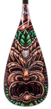 Tiki  A3 Rubber Edge SUP Paddle  Design by Drew Brophy -  95 Square Inch Blade - Hornet Watersports