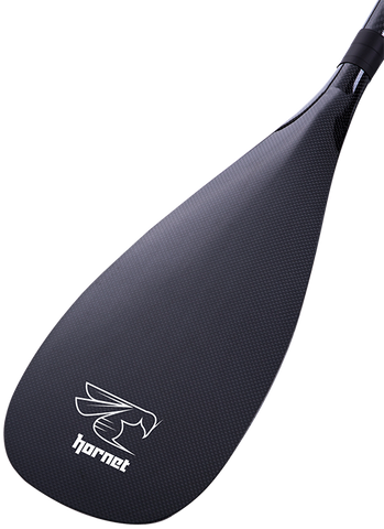 Black Carbon Fiber Standup Paddleboard All-Around Paddle by Hornet Watersports